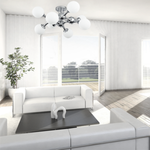 Polished Chrome Ceiling Fittings